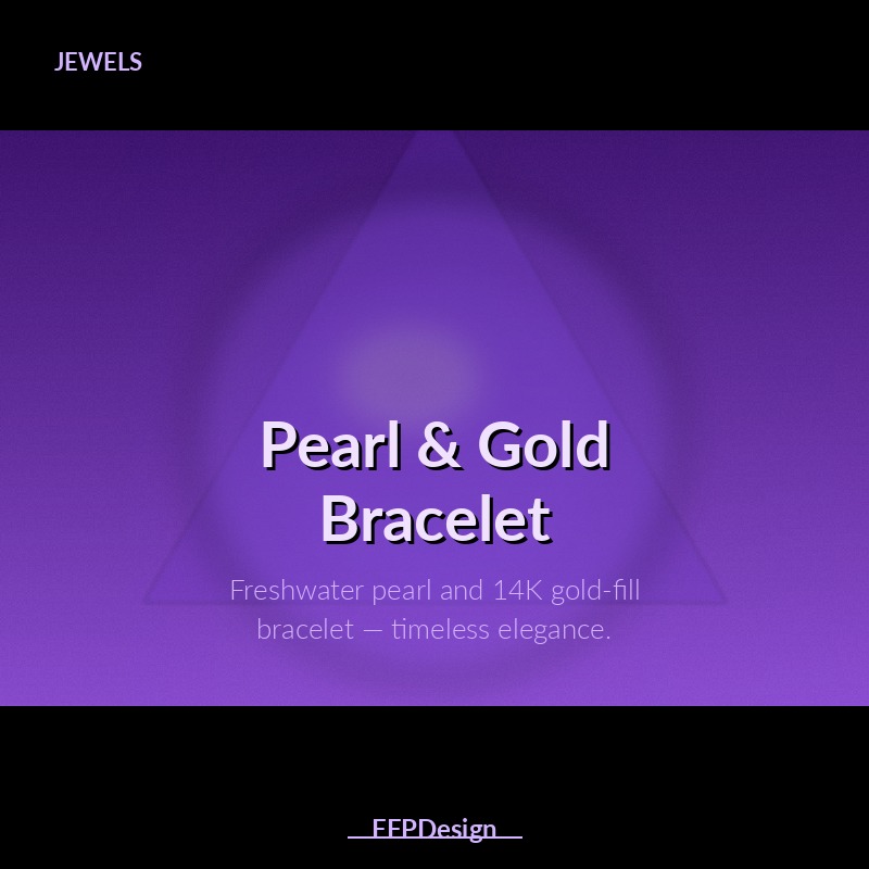 Pearl & Gold Bracelet