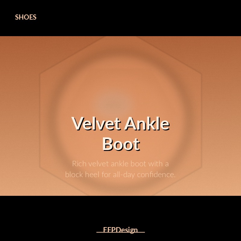 Velvet Ankle Boot